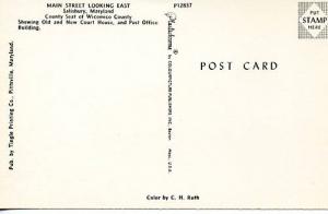 MD - Salisbury, Main Street Looking East