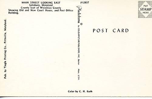 MD - Salisbury, Main Street Looking East