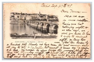 Bridge At Saint Cloud France 1898 Vignette UDB Postcard U25