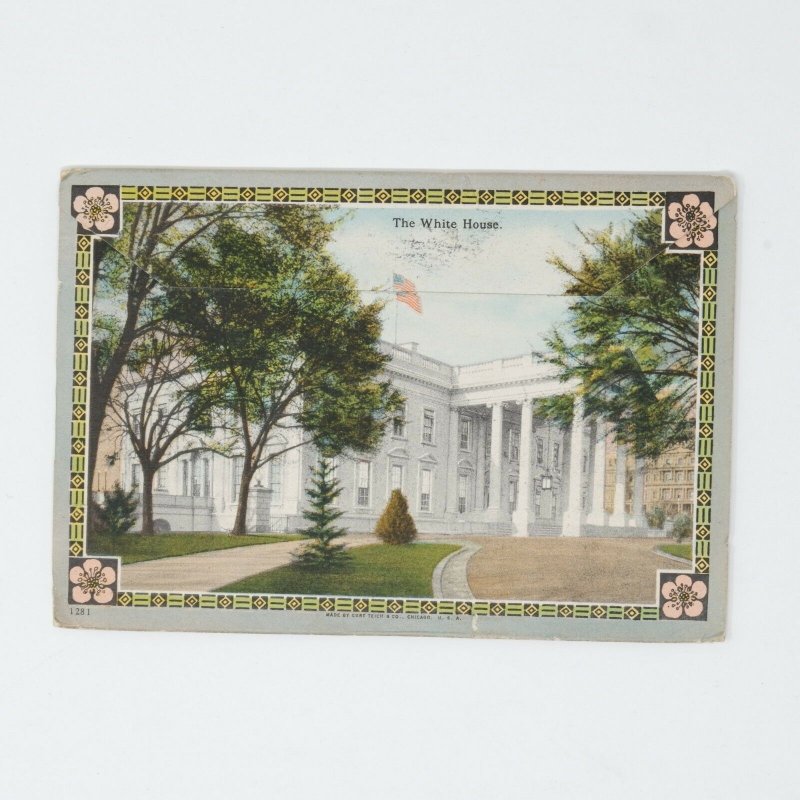 Washington DC vintage souvenir postcard views folder 30s/40s