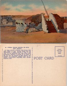 Pubelo Indian Estufa on Riva, New Mexico (10536)