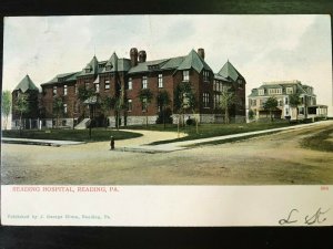 Vintage Postcard1907 Reading Hospital Reading Pennsylvania