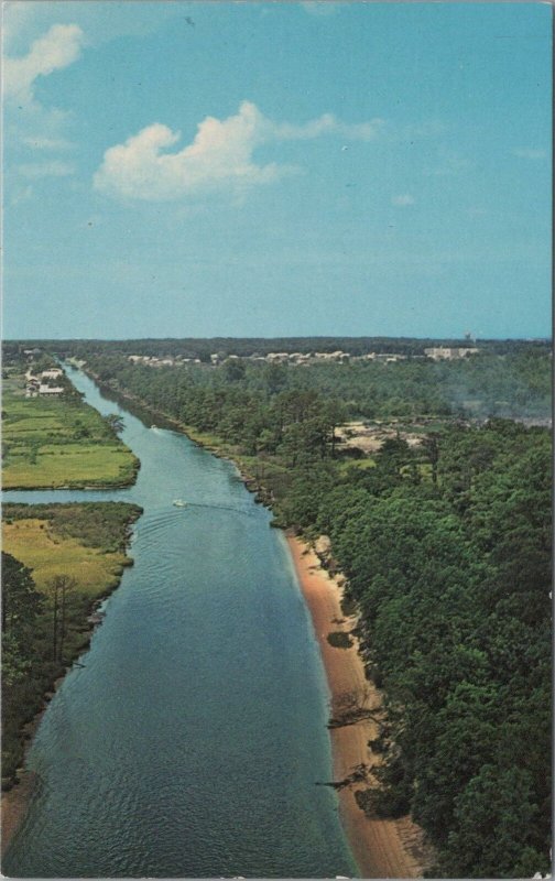 Postcard Lewes Canal Rehoboth Delaware DE
