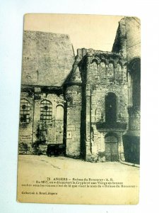 Vintage Postcard Angers Ruines du Ronceray A.B. France