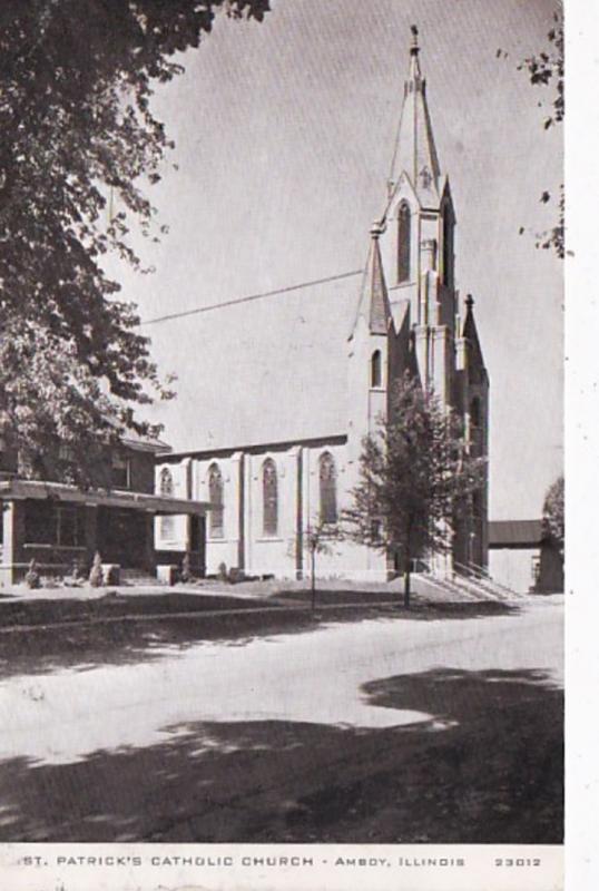 Illinois Amboy St Patrick's Catholic Church 1957