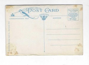 Vtg 1920's/30's Wade Park, Cleveland, Ohio View Sapirstein Postcard