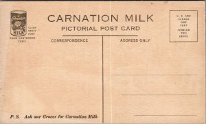 Postcard Carnation Milk Exhibit Palace Panama Pacific Expo San Francisco CA 1915