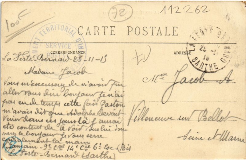 CPA La FERTÉ-BERNARD - Rue Thiers (112262)