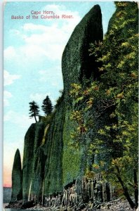 Cape Horn Banks of the Columbia River Washington Postcard Posted 1913