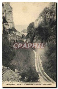 Old Postcard The Dauphine Route Grande Chartreuse The Crossey Train