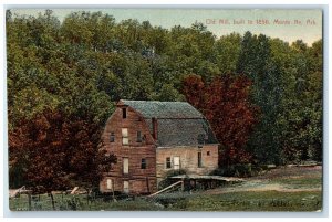 Monte Ne Arkansas AR Postcard Old Mill Exterior Building c1910 Vintage Antique