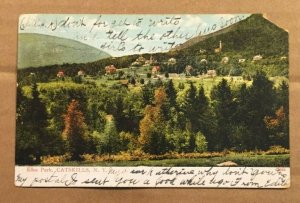 VINTAGE 1906 USED .01 PC - ELKA PARK, CATSKILLS, NEW YORK