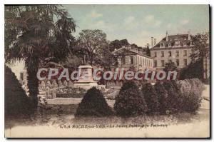 Old Postcard La Roche sur Yon The Public Garden and the Prefecture