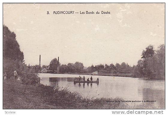 Les Bords Du Doubs, Audincourt (Doubs), France, 1900-1910s