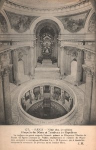 Vintage Postcard 1910s Hotel des Invalides Chapel Dome Tomb of Napoleon Paris FR