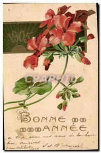 Old Postcard Fantasy Flowers Year 1905