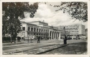 Germany Stuttgart - Drive Mercedes Benz advertising tramways photo postcard