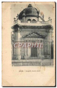 Old Postcard Dijon Chapelle Sainte Anne