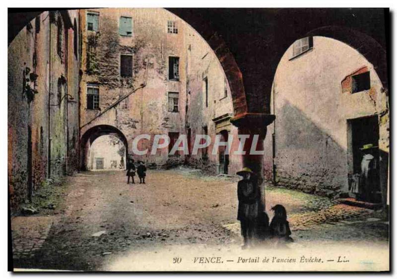 Postcard Old Vence Portal of I & # 39ancien Eveche