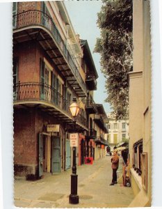 Postcard Pirate's Alley, New Orleans, Louisiana