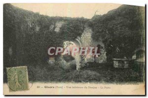 Old Postcard Gisors Eure View Inner Dungeon the Well