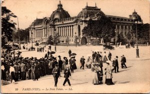 Vtg Paris France Le Petit Palais 1910s Postcard