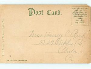 Washington DC Senate Chamber Tinseled Glitter Vintage Postcard # 5639