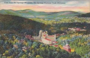 Arkansas Hot Springs National Park Southern View From Hot Springs Mountain 1964