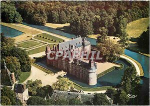 'Modern Postcard St Symphorien E and L Aerial view Chateau d''Esclimont'