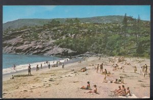 America Postcard - Sand Beach, Bar Harbor Acadia National Park, Maine RS20303