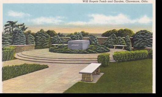 Oklahoma Claremore Will Rogers Tomb And Garden Memorial