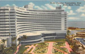 BR28004 Faboulos fontanebleau hotel miami beach florida