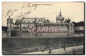 Old Postcard Chateau de Chantilly