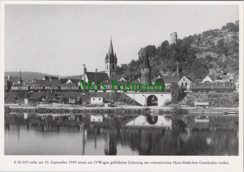 German Railway Postcard-Deutscher Zug,Lokomotive,Eisenbahn (Modern repro)RR19685