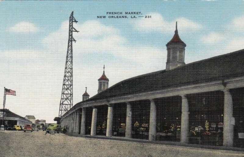 NEW ORLEANS, Louisiana, 30-40s ; French Market