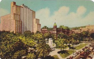 Canada Montreal Dominion Square & Laurentian Hotel