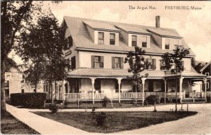 Fryeburg, ME Maine  THE ARGUE NOT  Hotel~Inn? OXFORD COUNTY Freyburg? Postcard