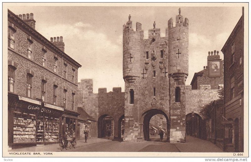 Micklegate Bar, York (Yorkshire), England, UK, 1910-1920s