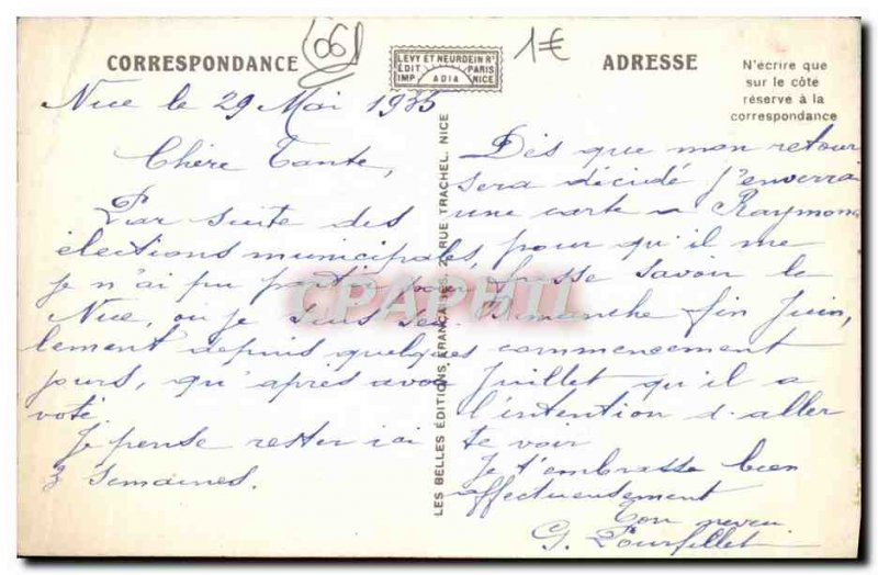 Old Postcard Beaulieu La Pointe ants