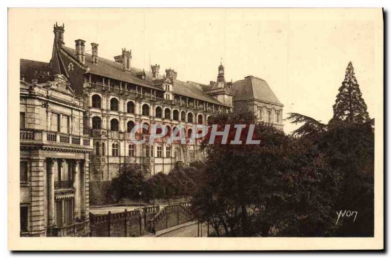 Old Postcard Chateau De Blois Wing Francois 1er