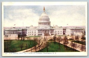 The Capitol Building  Washington DC  Postcard  c1901