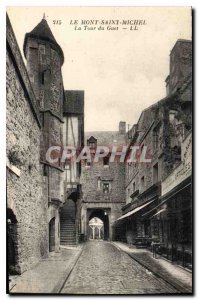 Old Postcard Mont Saint Michel The Watchtower