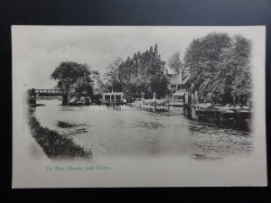 Hertfordshire: YE RYE HOUSE & RIVER Rye Rd, Hoddesdon c1904 by Chester Vaughan