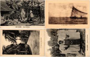 GILBERT ISLANDS ILES GILBERT OCEANIA 15 CPA Vintage Postcards (L3526)