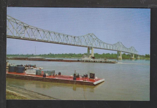 Mississippi Arkansas Bridge,Clarksdale,MS Postcard 