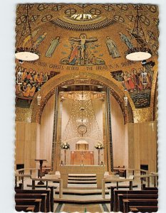 Postcard Blessed Sacrament Chapel The Nat'l Shrine of Immaculate Conception USA
