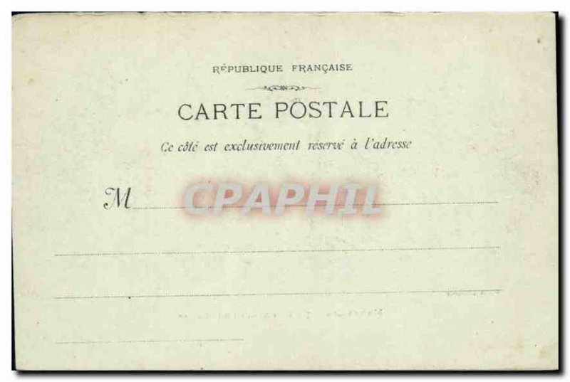 Old Postcard Marseille Le Palais Longchamp