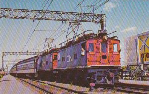 Canadian National Railway Electric Locomotive at Val Royal Quebec