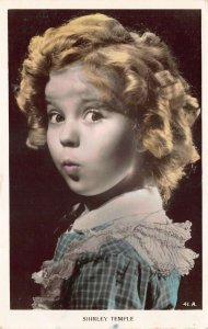 Shirley Temple Woow Colorized real photo postcard 41.A. 