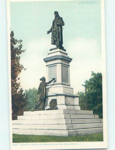 Divided-back MONUMENT SCENE Providence Rhode Island RI AE7922